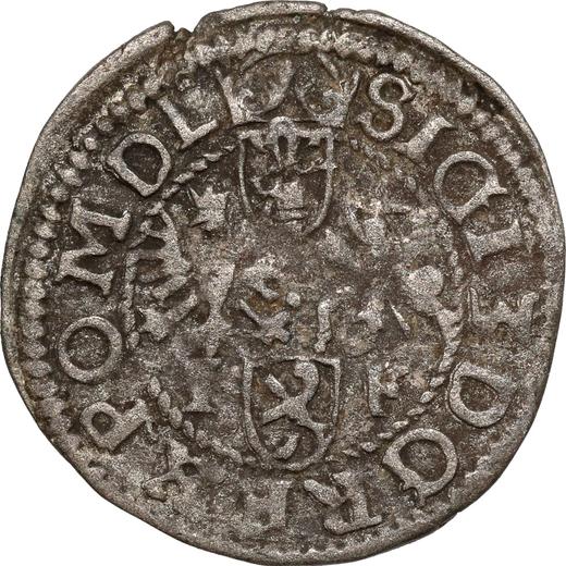 Реверс монеты - Шеляг 1596 года IF "Всховский монетный двор" - цена серебряной монеты - Польша, Сигизмунд III Ваза