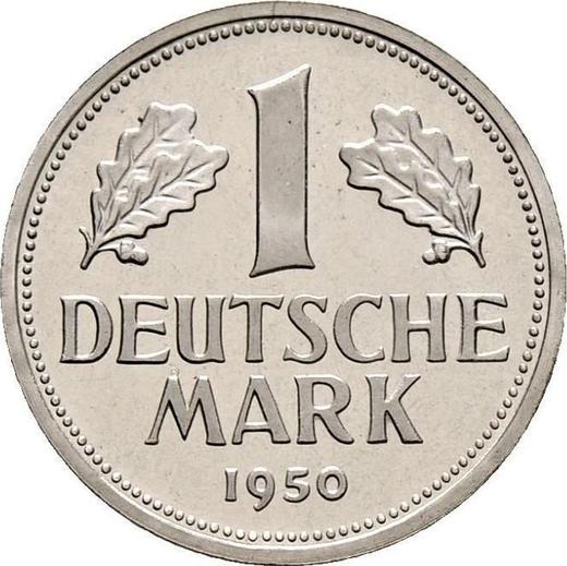 Obverse 1 Mark 1950 G - Germany, FRG