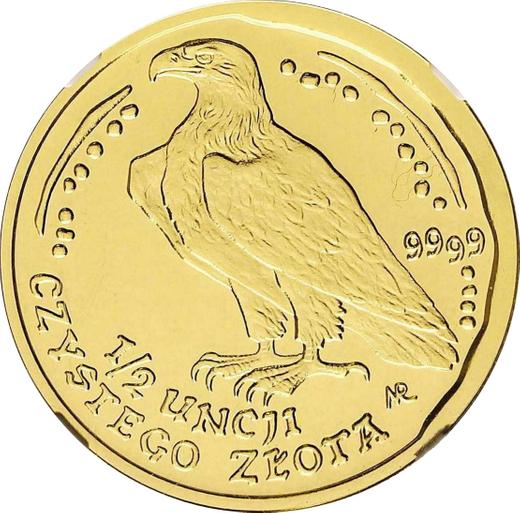 Reverso 200 eslotis 2011 MW NR "Pigargo europeo" - valor de la moneda de oro - Polonia, República moderna
