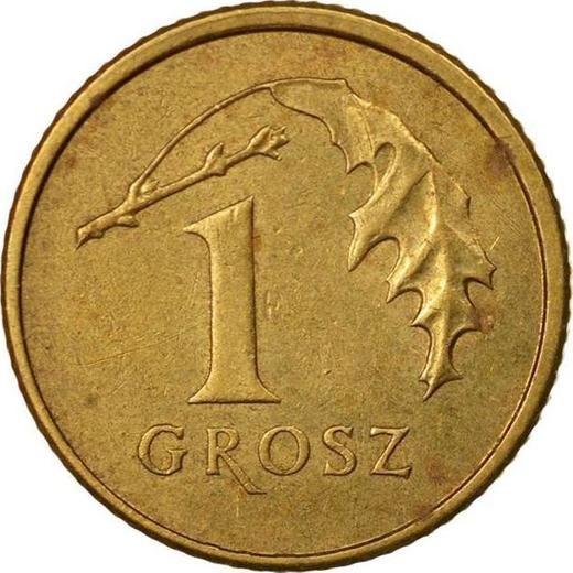 Revers 1 Groschen 2006 MW - Münze Wert - Polen, III Republik Polen nach Stückelung