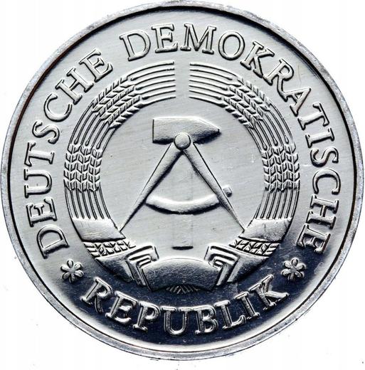 Reverso 1 marco 1980 A - valor de la moneda  - Alemania, República Democrática Alemana (RDA)