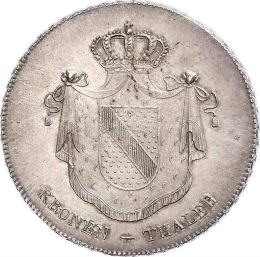 Reverse Thaler 1819 "Type 1819-1821" - Silver Coin Value - Baden, Louis I
