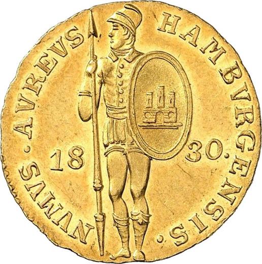 Anverso Ducado 1830 - valor de la moneda  - Hamburgo, Ciudad libre de Hamburgo