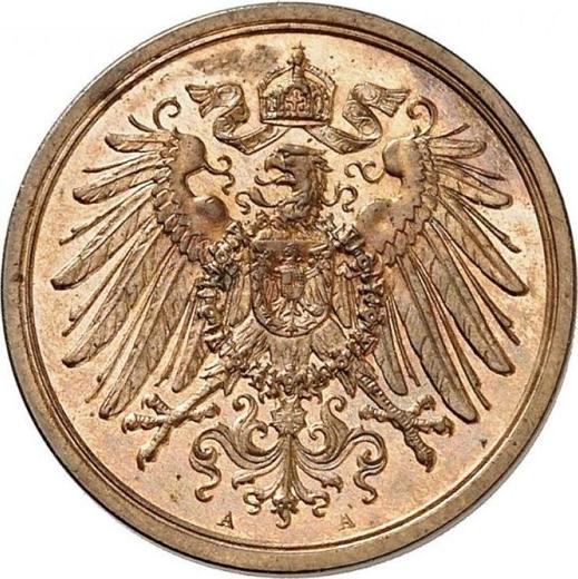 Reverso 2 Pfennige 1911 A "Tipo 1904-1916" - valor de la moneda  - Alemania, Imperio alemán