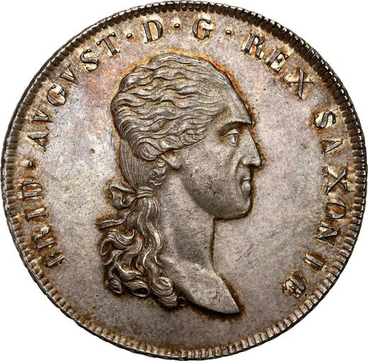 Obverse Pattern Thaler 1813 I.G.S. - Silver Coin Value - Saxony-Albertine, Frederick Augustus I