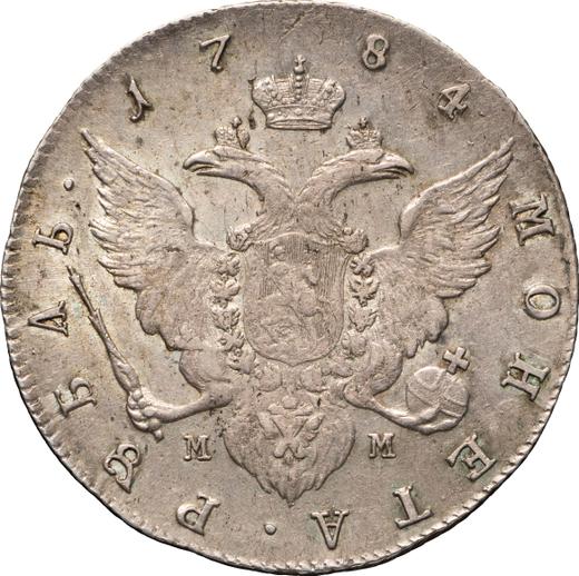 Reverso 1 rublo 1784 СПБ ММ - valor de la moneda de plata - Rusia, Catalina II
