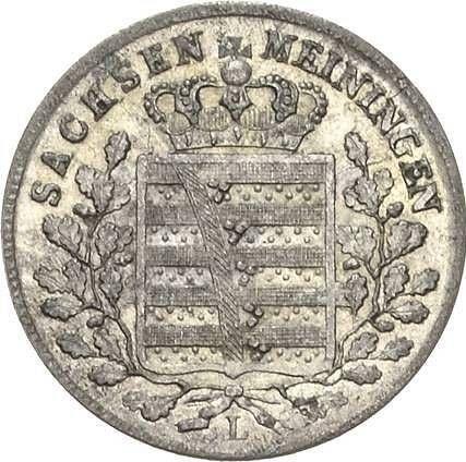 Аверс монеты - 1 крейцер 1834 года L "Тип 1831-1837" - цена серебряной монеты - Саксен-Мейнинген, Бернгард II