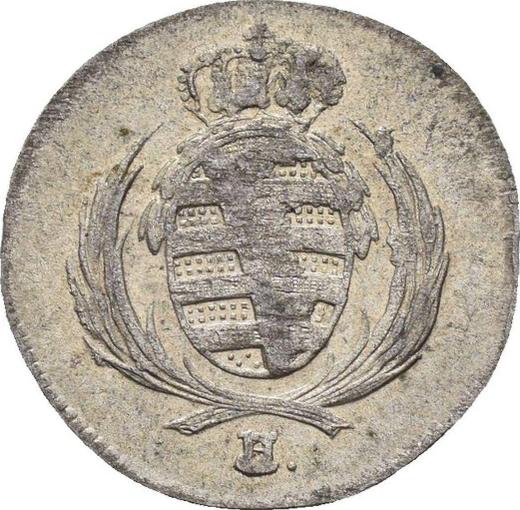 Аверс монеты - 1/48 талера 1813 года H - цена серебряной монеты - Саксония-Альбертина, Фридрих Август I