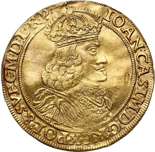 Awers monety - Dwudukat 1654 AT "Typ 1652-1661" - cena złotej monety - Polska, Jan II Kazimierz