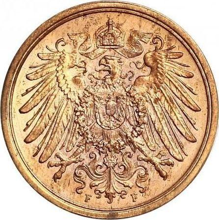 Reverso 2 Pfennige 1911 F "Tipo 1904-1916" - valor de la moneda  - Alemania, Imperio alemán