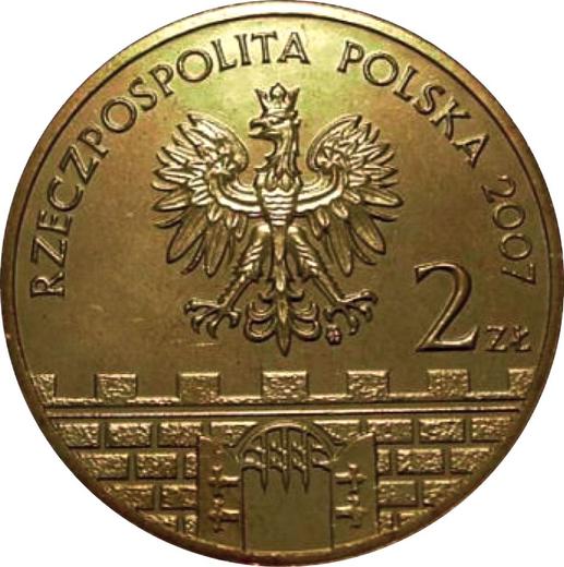 Аверс монеты - 2 злотых 2007 года MW RK "Гожув-Велькопольский" - цена  монеты - Польша, III Республика после деноминации