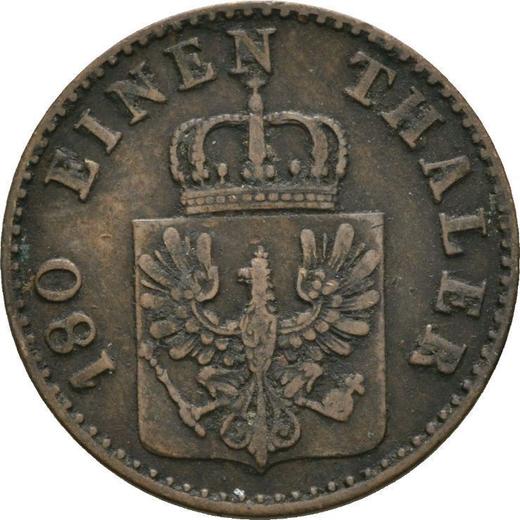 Obverse 2 Pfennig 1851 A -  Coin Value - Prussia, Frederick William IV