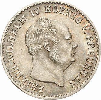 Аверс монеты - 2 1/2 серебряных гроша 1860 года A - цена серебряной монеты - Пруссия, Фридрих Вильгельм IV