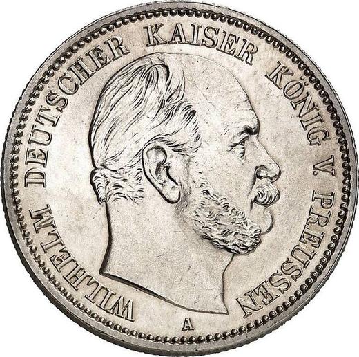 Аверс монеты - 2 марки 1879 года A "Пруссия" - цена серебряной монеты - Германия, Германская Империя