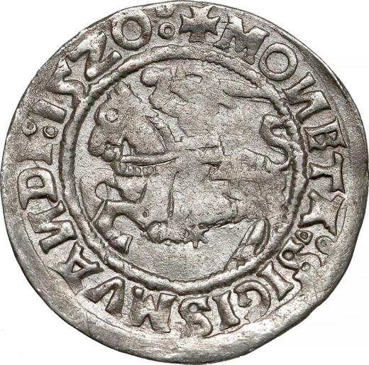 Аверс монеты - Полугрош (1/2 гроша) 1520 "Литва" - Польша, Сигизмунд I Старый