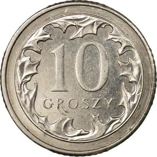 Reverso 10 groszy 2011 MW - valor de la moneda  - Polonia, República moderna