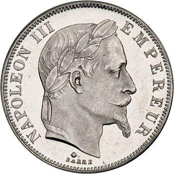 Obverse 50 Francs 1862 A "Type 1862-1868" Paris Platinum - France, Napoleon III