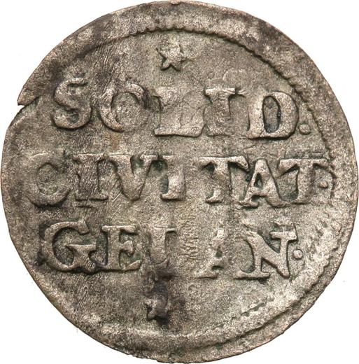 Реверс монеты - Шеляг 1658 года "Гданьск" - цена серебряной монеты - Польша, Ян II Казимир