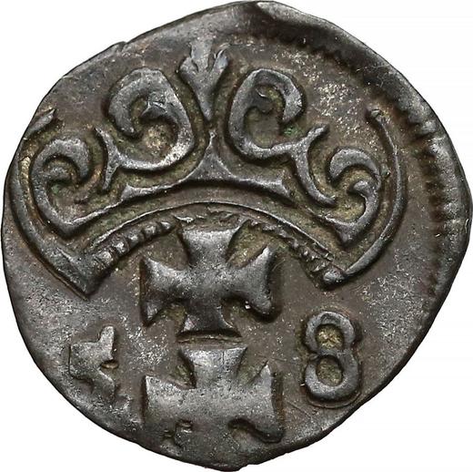 Reverse Denar 1558 "Danzig" - Silver Coin Value - Poland, Sigismund II Augustus
