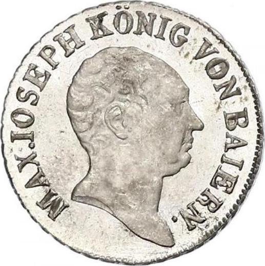 Awers monety - 6 krajcarów 1813 - cena srebrnej monety - Bawaria, Maksymilian I