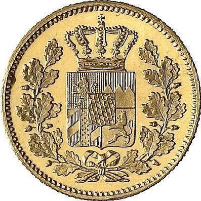Awers monety - 1/2 krajcara 1851 Złoto - cena złotej monety - Bawaria, Maksymilian II