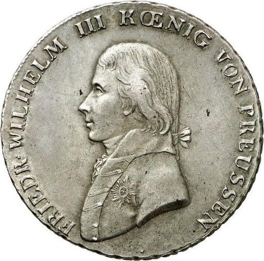 Аверс монеты - Талер 1806 года A - цена серебряной монеты - Пруссия, Фридрих Вильгельм III