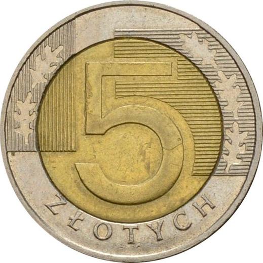 Rewers monety - 5 złotych 2009 MW - cena  monety - Polska, III RP po denominacji