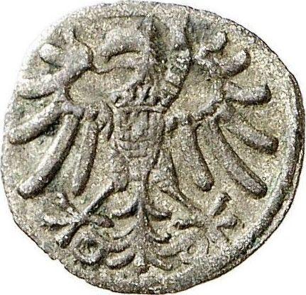 Реверс монеты - Денарий 1539 года "Эльблонг" - цена серебряной монеты - Польша, Сигизмунд I Старый