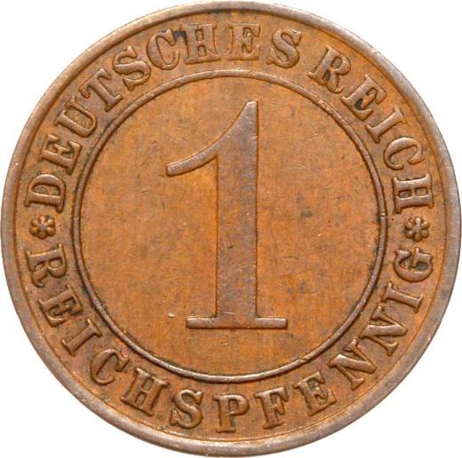 Awers monety - 1 reichspfennig 1933 F - cena  monety - Niemcy, Republika Weimarska