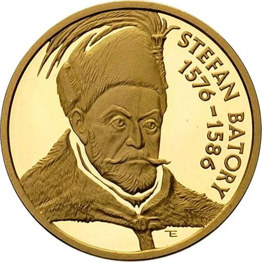 Reverso 100 eslotis 1997 MW ET "Esteban I Báthory" - valor de la moneda de oro - Polonia, República moderna
