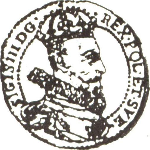 Awers monety - Dukat 1612 "Typ 1609-1613" - cena złotej monety - Polska, Zygmunt III
