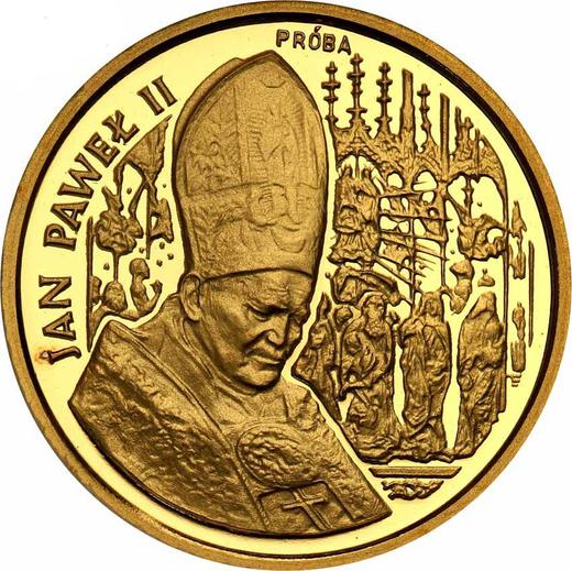 Rewers monety - PRÓBA 50000 złotych 1991 MW ET "Jan Paweł II" Złoto - cena złotej monety - Polska, III RP przed denominacją