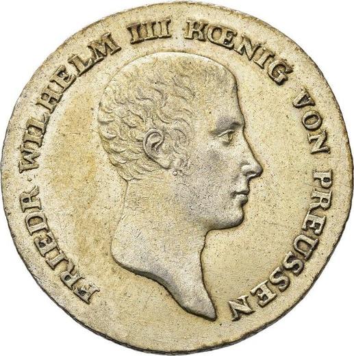 Аверс монеты - 1/6 талера 1813 года B - цена серебряной монеты - Пруссия, Фридрих Вильгельм III