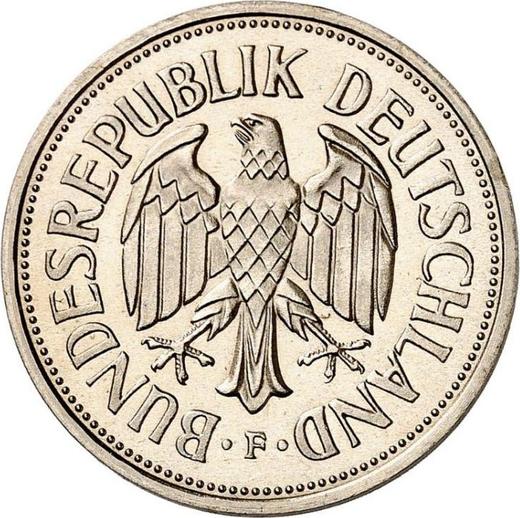 Rewers monety - 2 marki 1951 F Duża średnica Próba - cena  monety - Niemcy, RFN