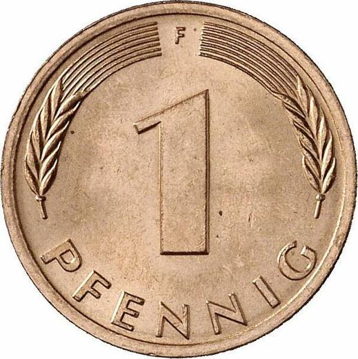 Аверс монеты - 1 пфенниг 1979 года F - цена  монеты - Германия, ФРГ