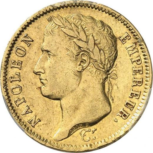 Awers monety - 40 franków 1808 M "Typ 1807-1808" Tuluza - Francja, Napoleon I