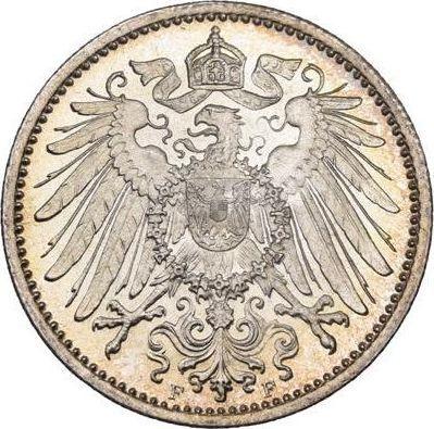 Реверс монеты - 1 марка 1902 года F "Тип 1891-1916" - цена серебряной монеты - Германия, Германская Империя
