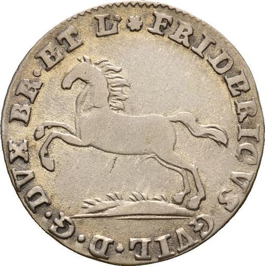 Аверс монеты - 1/24 талера 1815 года FR - цена серебряной монеты - Брауншвейг-Вольфенбюттель, Фридрих Вильгельм