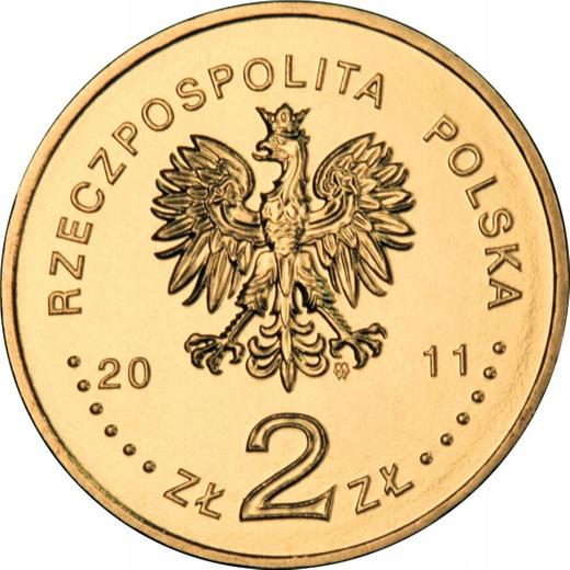 Аверс монеты - 2 злотых 2011 года MW AN "Калиш" - цена  монеты - Польша, III Республика после деноминации