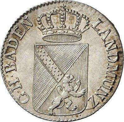Anverso 3 kreuzers 1809 - valor de la moneda de plata - Baden, Carlos Federico