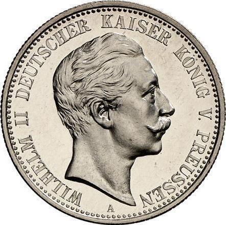 Anverso 2 marcos 1902 A "Prusia" - valor de la moneda de plata - Alemania, Imperio alemán