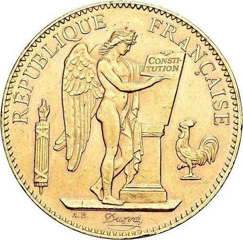 Аверс монеты - 100 франков 1910 года A "Тип 1878-1914" Париж - цена золотой монеты - Франция, Третья республика