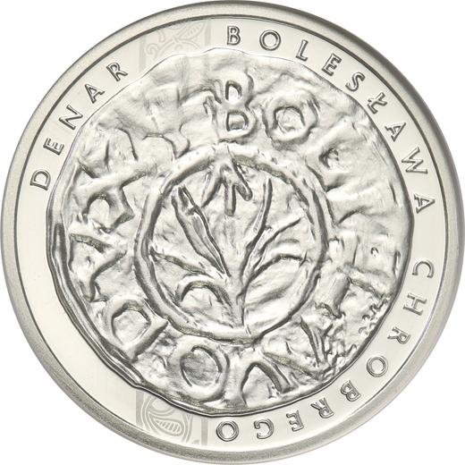 Reverso 5 eslotis 2013 MW "Dinar de Boleslao I el Bravo" - valor de la moneda de plata - Polonia, República moderna