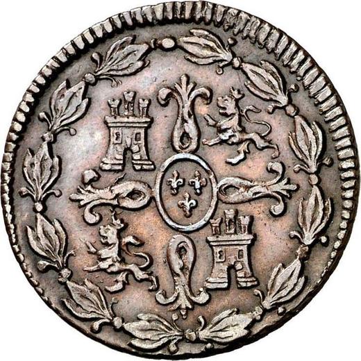 Reverso 4 maravedíes 1819 J "Tipo 1817-1820" - valor de la moneda  - España, Fernando VII