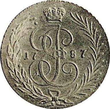 Reverso Prueba 1 kopek 1787 ТМ - valor de la moneda  - Rusia, Catalina II