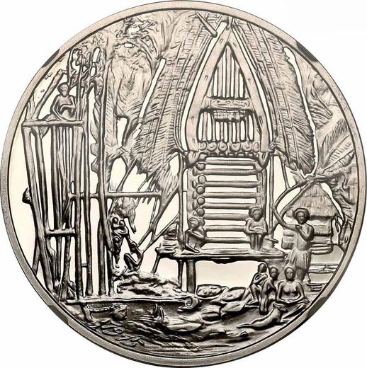 Аверс монеты - 10 злотых 2002 года MW ET "Бронислав Малиновский" - цена серебряной монеты - Польша, III Республика после деноминации