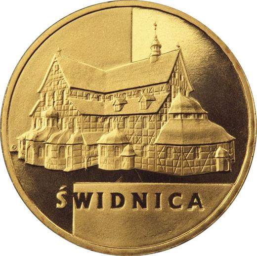 Reverso 2 eslotis 2007 MW EO "Świdnica" - valor de la moneda  - Polonia, República moderna