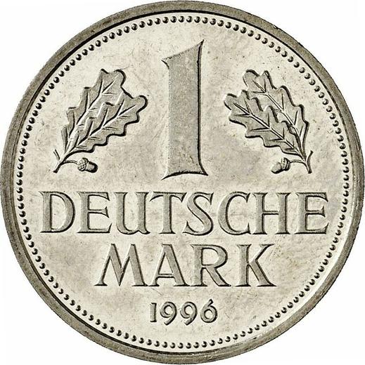 Аверс монеты - 1 марка 1996 года G - цена  монеты - Германия, ФРГ