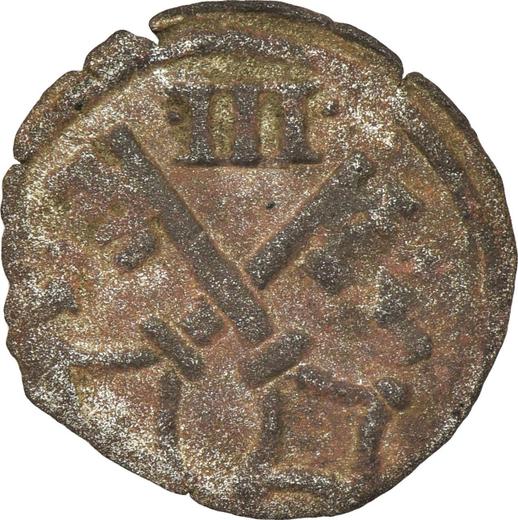 Реверс монеты - Тернарий 1605 года - цена серебряной монеты - Польша, Сигизмунд III Ваза