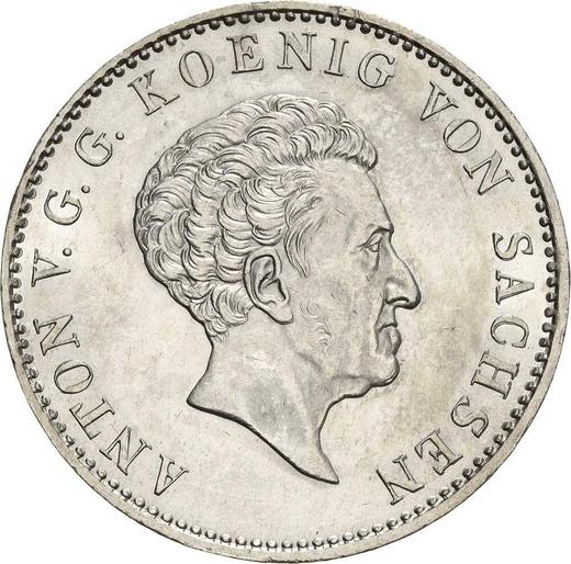 Аверс монеты - Талер 1834 года G - цена серебряной монеты - Саксония-Альбертина, Антон